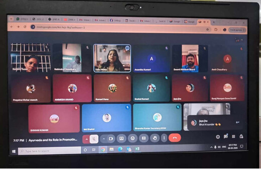 प्रयत्न के राष्ट्रीय वेबिनार में आयुर्वेद की उपयोगिता और स्वास्थ्य पर हुआ विचार-विमर्श